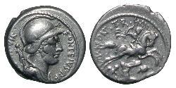 1 Denarius Roman Republic (509BC-27BC) Silver 
