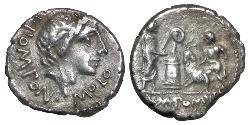1 Denarius Roman Republic (509BC-27BC) Silver 