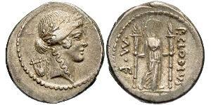 1 Denarius Roman Republic (509BC-27BC) Silver 