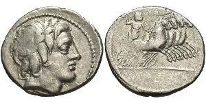 1 Denarius Roman Republic (509BC-27BC) Silver 