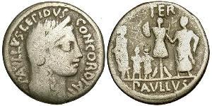 1 Denarius Roman Republic (509BC-27BC) Silver 