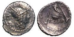 1 Denarius 罗马共和国 (509 BC - 27 BC) 銀 