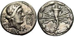 1 Denarius 罗马共和国 (509 BC - 27 BC) 銀 