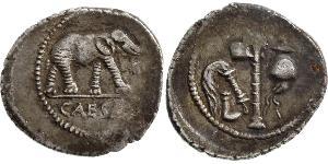 1 Denarius 罗马共和国 (509 BC - 27 BC) 銀 尤利烏斯·凱撒