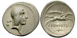 1 Denarius 罗马共和国 (509 BC - 27 BC) 銀 