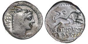 1 Denarius 罗马共和国 (509 BC - 27 BC) 銀 