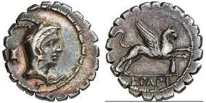 1 Denarius 罗马共和国 (509 BC - 27 BC) 銀 