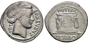 1 Denarius 罗马共和国 (509 BC - 27 BC) 銀 