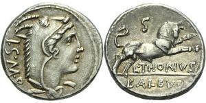 1 Denarius 罗马共和国 (509 BC - 27 BC) 銀 