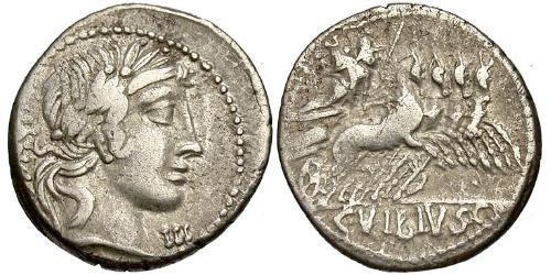 1 Denarius 罗马共和国 (509 BC - 27 BC) 銀 