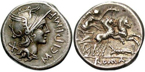 1 Denarius 罗马共和国 (509 BC - 27 BC) 銀 