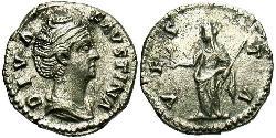1 Denarius 羅馬帝國 銀 大福斯蒂娜