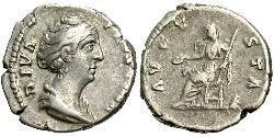 1 Denarius 羅馬帝國 銀 大福斯蒂娜