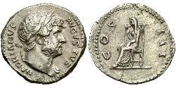 1 Denarius 羅馬帝國 銀 哈德良