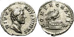 1 Denarius 羅馬帝國 銀 Antoninus Pius  (86-161)