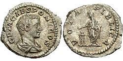 1 Denarius 羅馬帝國 銀 塞普提米乌斯·盖塔
