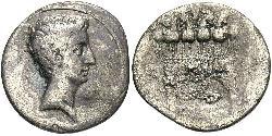 1 Denarius 羅馬帝國 銀 Augustus (63BC- 14) 