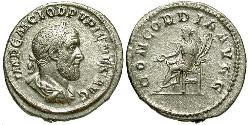 1 Denarius 羅馬帝國 銀 Pupienus Maximus (178-238)