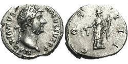 1 Denarius 羅馬帝國 銀 哈德良