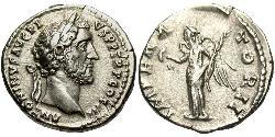 1 Denarius 羅馬帝國 銀 Antoninus Pius  (86-161)
