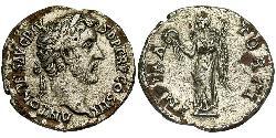 1 Denarius 羅馬帝國 銀 Antoninus Pius  (86-161)