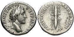 1 Denarius 羅馬帝國 銀 Antoninus Pius  (86-161)