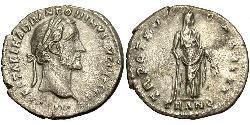 1 Denarius 羅馬帝國 銀 Antoninus Pius  (86-161)