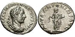 1 Denarius 羅馬帝國 銀 埃拉伽巴路斯
