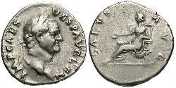 1 Denarius 羅馬帝國 銀 韦斯巴芗
