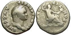 1 Denarius 羅馬帝國 銀 韦斯巴芗
