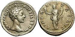 1 Denarius 羅馬帝國 銀 康茂德
