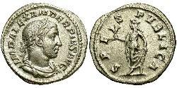1 Denarius 羅馬帝國 銀 亚历山大·塞维鲁 (208-235)