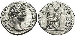 1 Denarius 羅馬帝國 銀 哈德良