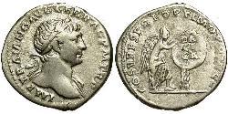 1 Denarius 羅馬帝國 銀 Trajan (53-117)