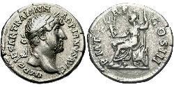 1 Denarius 羅馬帝國 銀 哈德良