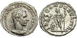 1 Denarius 羅馬帝國 銀 马克里努斯