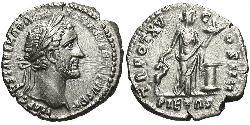 1 Denarius 羅馬帝國 銀 Antoninus Pius  (86-161)