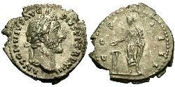 1 Denarius 羅馬帝國 銀 Antoninus Pius  (86-161)