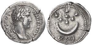 1 Denarius 羅馬帝國 銀 哈德良