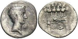 1 Denarius 羅馬帝國 銀 Augustus (63BC- 14) 