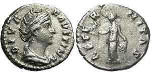 1 Denarius 羅馬帝國 銀 大福斯蒂娜