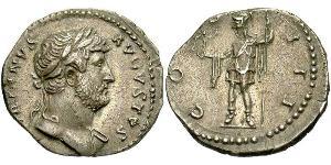 1 Denarius 羅馬帝國 銀 哈德良