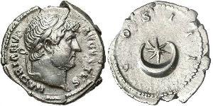 1 Denarius 羅馬帝國 銀 哈德良