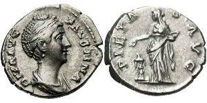1 Denarius 羅馬帝國 銀 大福斯蒂娜