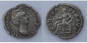 1 Denarius 羅馬帝國 銀 大福斯蒂娜
