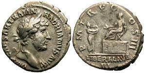 1 Denarius 羅馬帝國 銀 哈德良