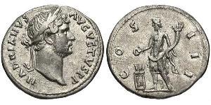 1 Denarius 羅馬帝國 銀 哈德良