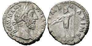 1 Denarius 羅馬帝國 銀 康茂德