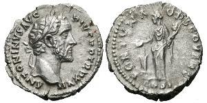 1 Denarius 羅馬帝國 銀 Antoninus Pius  (86-161)