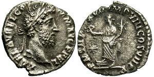 1 Denarius 羅馬帝國 銀 康茂德